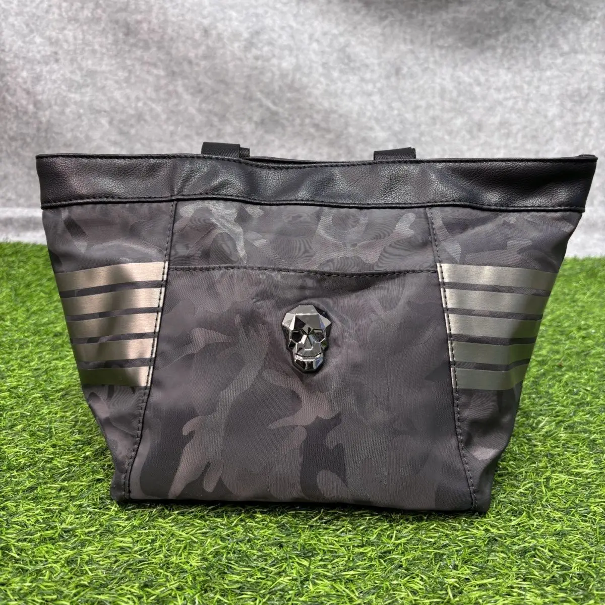 Women's Golf Boston Bag w/ Metal Skull Accent | Bucket Style Tote & Organizer | Water-Resistant Carryall Handbag
Women's Golf Boston Bag w/ Metal Skull Accent | Bucket Style Tote & Organizer | Water-Resistant Carryall Handbag