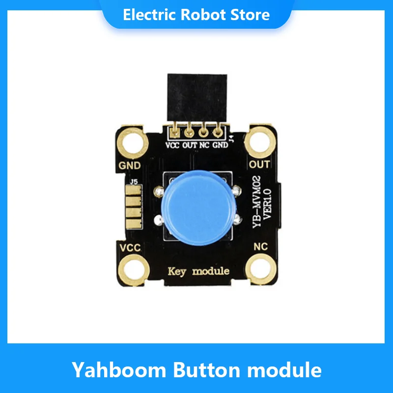 Yahboom new arrival sensor button module for micro:bit compatible with alligator clip
Yahboom new arrival sensor button module for micro:bit compatible with alligator clip