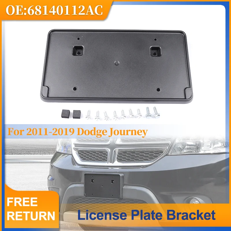 New Front Bumper License Tag Plate Frame Bracket Holder Replacement 68140112AC Compatible with Dodge Journey 2011-2019
New Front Bumper License Tag Plate Frame Bracket Holder Replacement 68140112AC Compatible with Dodge Journey 2011-2019