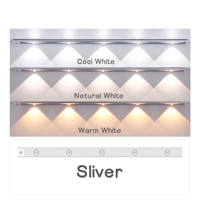 Under Cabinet Lights, 3 Colors Dimmable Motion Sensor Under Counter Closet Lighting Rechargeable Wireless Magnetic Night Lights
Under Cabinet Lights, 3 Colors Dimmable Motion Sensor Under Counter Closet Lighting Rechargeable Wireless Magnetic Night Lights