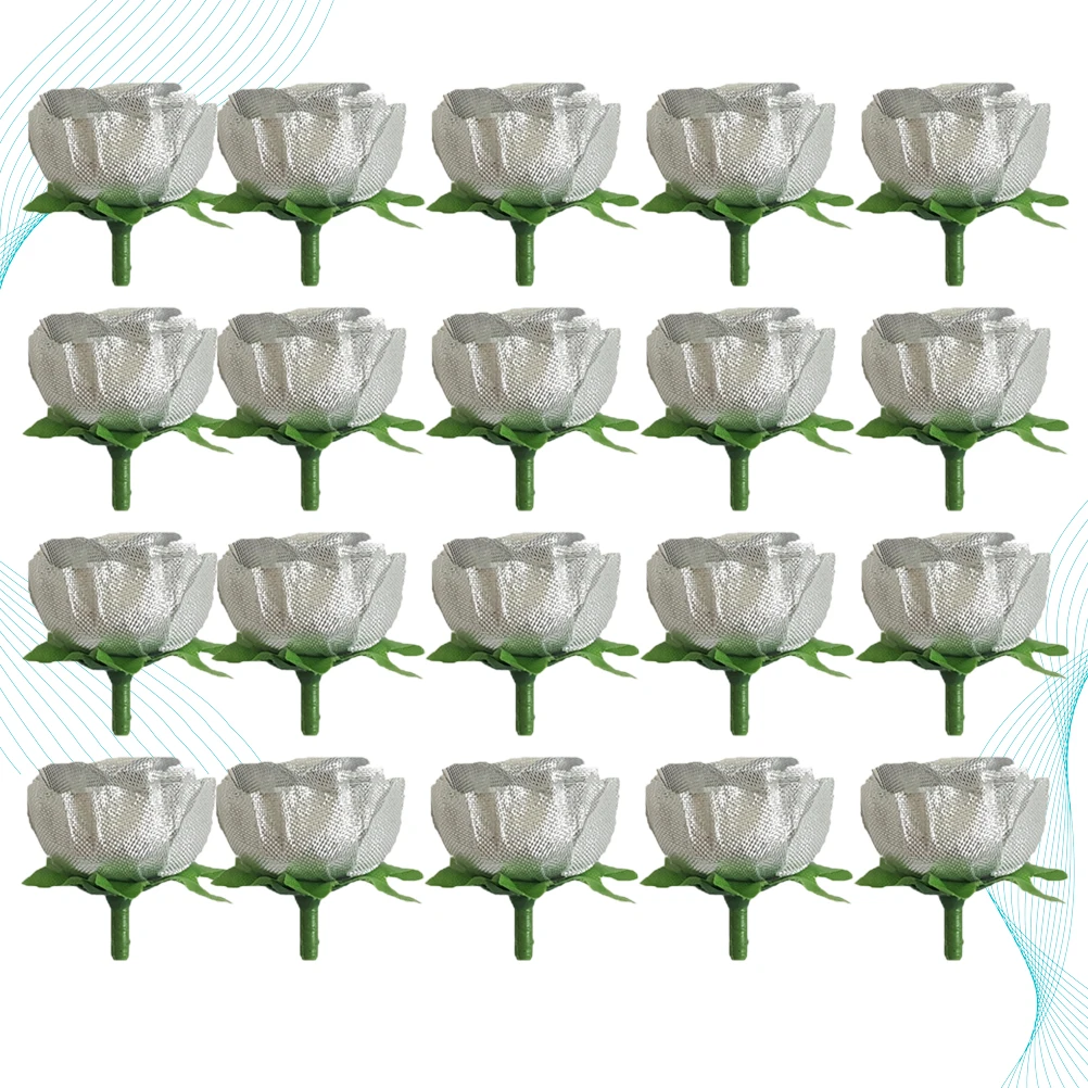 50 pcs Simulated Rose Flowers Artificial Lifelike Silver Fake Roses For Wedding Party Home Decor Outdoor Indoor Event
50 pcs Simulated Rose Flowers Artificial Lifelike Silver Fake Roses For Wedding Party Home Decor Outdoor Indoor Event
