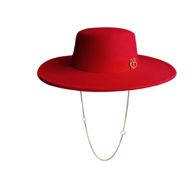 Красная шляпа-федора 9,5 см в стиле панк, зимняя модная шляпа с плоским верхом и эластичной лентой для мужчин и женщин кепка женская
Красная шляпа-федора 9,5 см в стиле панк, зимняя модная шляпа с плоским верхом и эластичной лентой для мужчин и женщин кепка женская