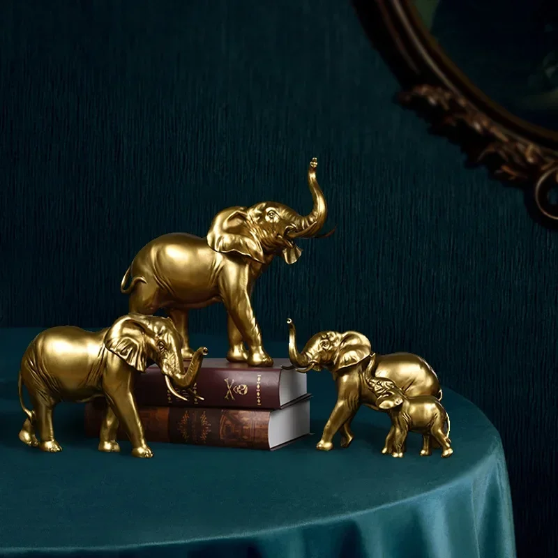 Light Luxury Golden Elephant Ornament Decorative Animal Statue Resin Craft Modern Home Decor
Light Luxury Golden Elephant Ornament Decorative Animal Statue Resin Craft Modern Home Decor