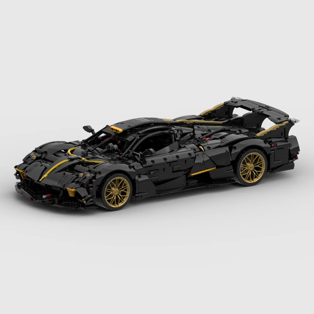 MOC Pagani Huayra R EVO Speed Champion Classic Car Model City Racing Children's Toy Gift Technology Building Blocks
MOC Pagani Huayra R EVO Speed Champion Classic Car Model City Racing Children's Toy Gift Technology Building Blocks