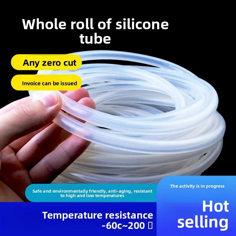 100m Transparent Silicone Hose High Temperature Resistant Flexible Tube for Home Use
100m Transparent Silicone Hose High Temperature Resistant Flexible Tube for Home Use