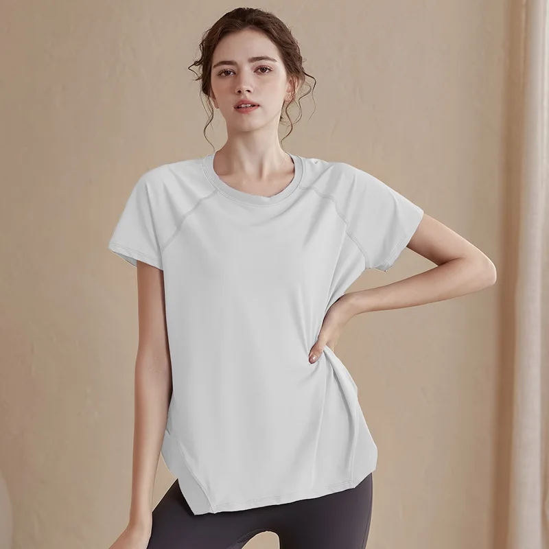 Yoga Clothing Tops Women Loose Slim Sports T-Shirt Short Sleeve Breathable Mesh Running Fitness Clothes Soft and Comfortable
Yoga Clothing Tops Women Loose Slim Sports T-Shirt Short Sleeve Breathable Mesh Running Fitness Clothes Soft and Comfortable