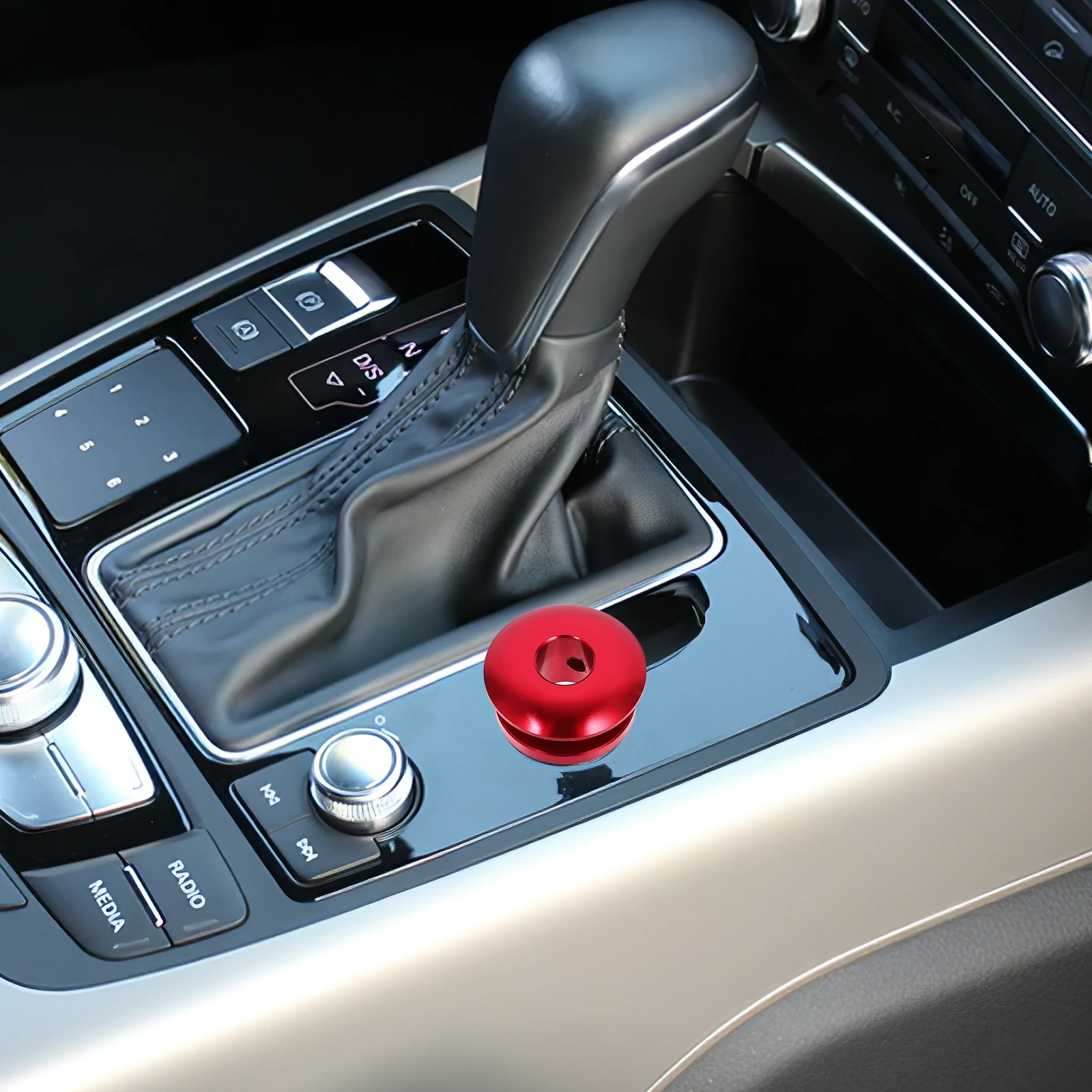 Universal Gear Shift Boot Retainer Collar Adapter Knob Limiter Small Durable Aluminum Alloy Easy Install Precise for Multiple
Universal Gear Shift Boot Retainer Collar Adapter Knob Limiter Small Durable Aluminum Alloy Easy Install Precise for Multiple