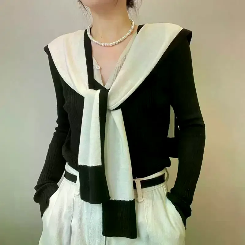 Elegant Women Color Block Shawl Lightweight Soft Warm & Breathable For All Seasons Versatile Stylish Wrap Chic Casual Wear
Elegant Women Color Block Shawl Lightweight Soft Warm & Breathable For All Seasons Versatile Stylish Wrap Chic Casual Wear