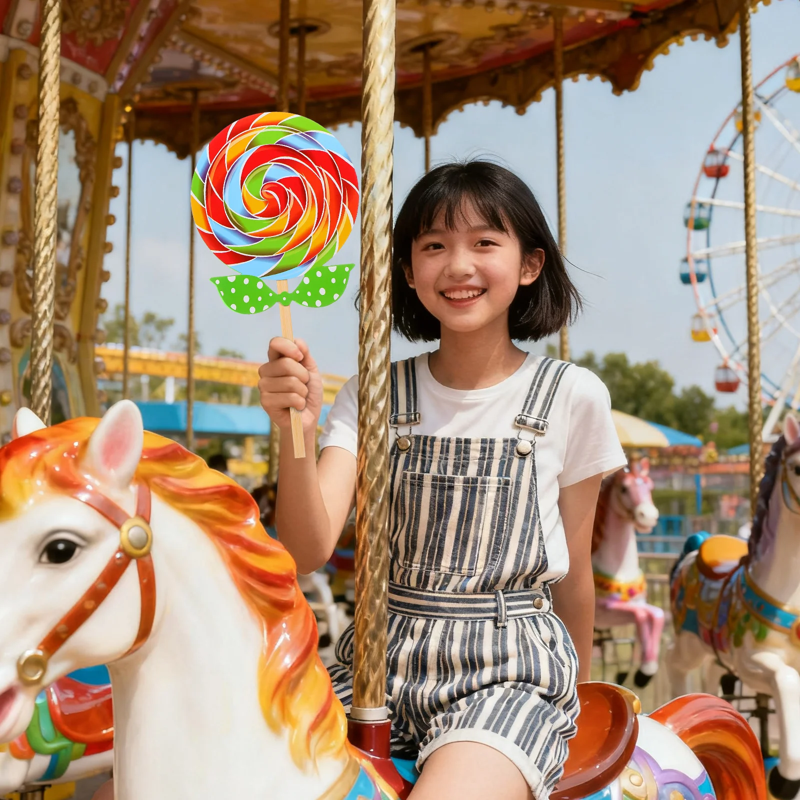 3Pcs Realistic Simulation Lollipop Prop Bright Color Unique Design Multipurpose Photography Decorative Fake Candy Party Scene
3Pcs Realistic Simulation Lollipop Prop Bright Color Unique Design Multipurpose Photography Decorative Fake Candy Party Scene