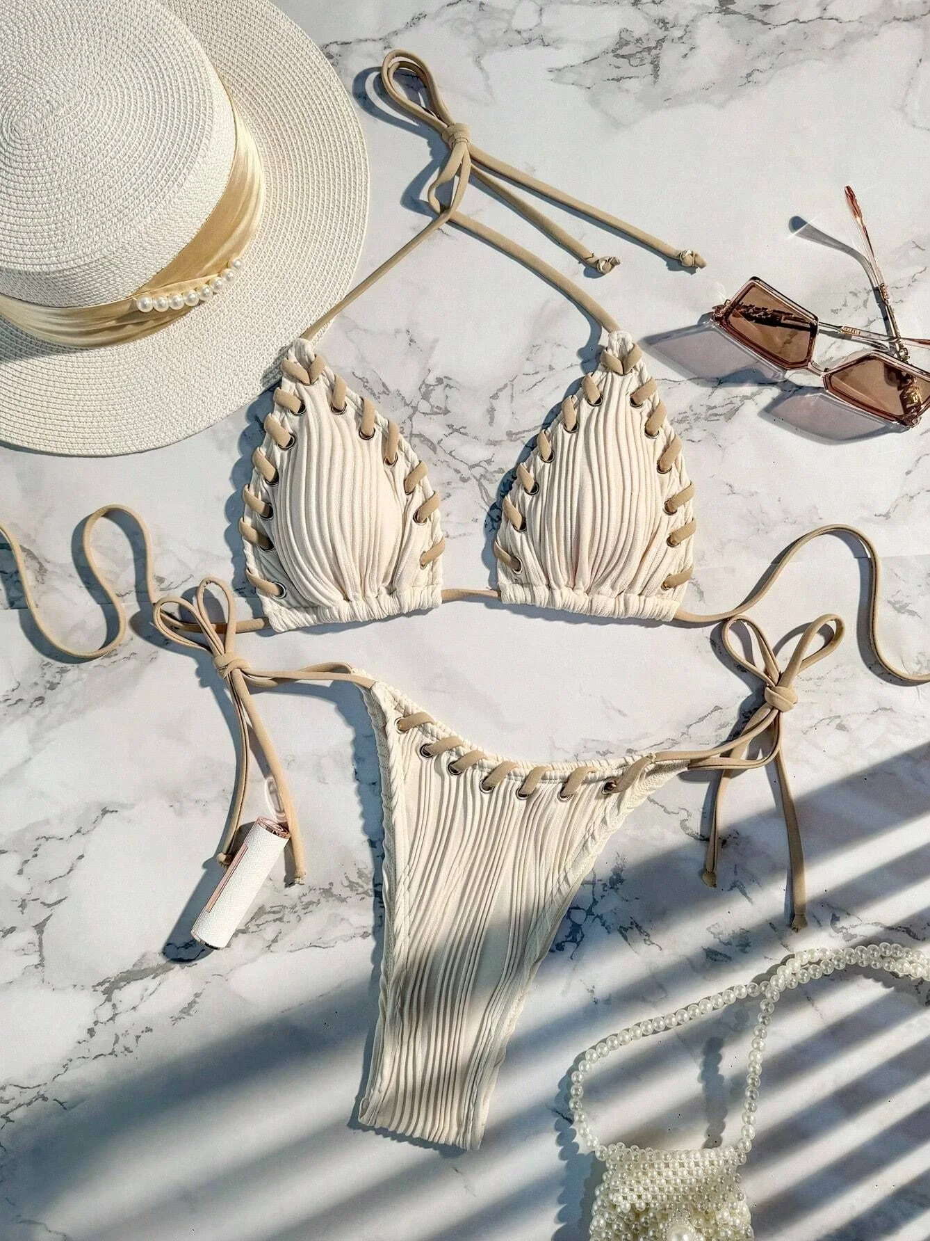 Women Swimsuit Bandage Sexy Bikini Adjustable Swimwear Summer Beachwear Feminine Trikini Halter Bathing Suit Dropshipping
Women Swimsuit Bandage Sexy Bikini Adjustable Swimwear Summer Beachwear Feminine Trikini Halter Bathing Suit Dropshipping