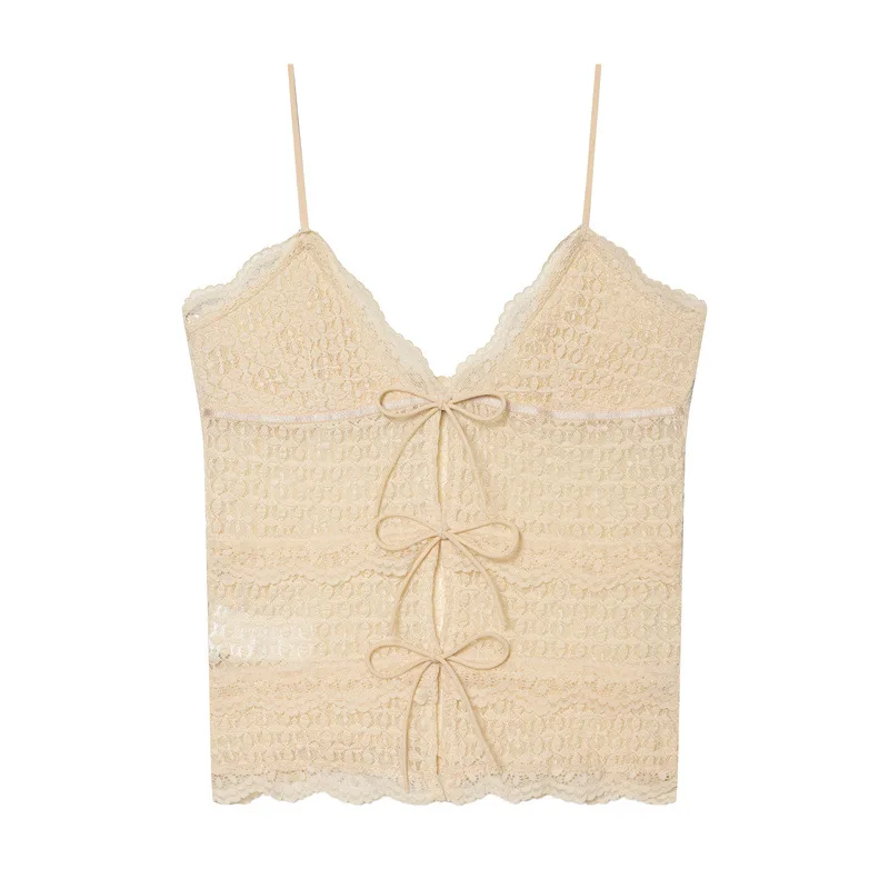 Withered European And American Style Women's Fashionable And Sexy Spicy Girl Bow Lace Top T-shirt Woman Clothes Female Clothing
Withered European And American Style Women's Fashionable And Sexy Spicy Girl Bow Lace Top T-shirt Woman Clothes Female Clothing