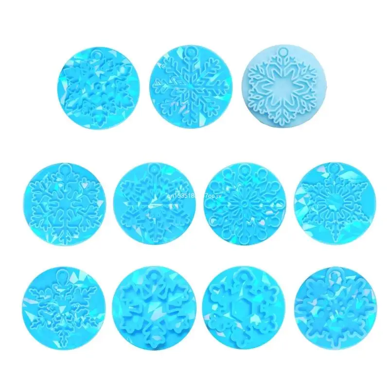 Rainbow Effects Snowflake Pendants Silicone Mold Christmas Decoration Snowflake Charm Resin Molds DIY Crfat Dropship
Rainbow Effects Snowflake Pendants Silicone Mold Christmas Decoration Snowflake Charm Resin Molds DIY Crfat Dropship