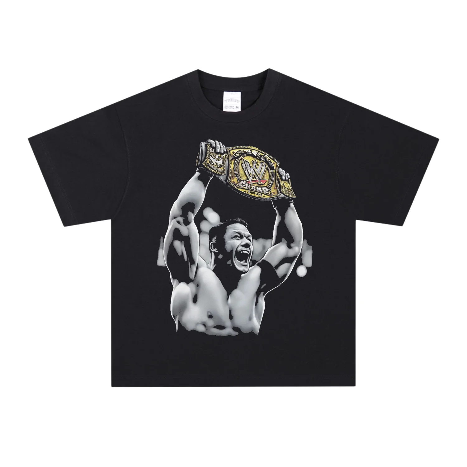 American Retro Wrestling Print Round-neck Short-sleeved Pure Cotton Breathable Top T-shirt for Both Men and Women
American Retro Wrestling Print Round-neck Short-sleeved Pure Cotton Breathable Top T-shirt for Both Men and Women