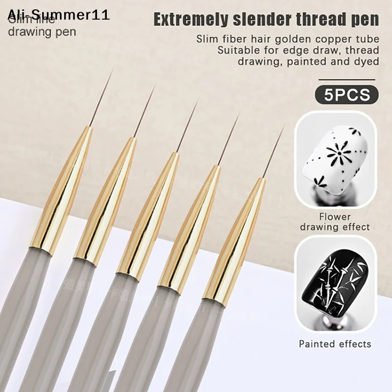 【Amn】【AyS】5Pcs Acrylic Handle Fine Nail Art Liner Pen DIY Painting Brush Drawing Lines Stripe Flower Painting Pen UV Gel Brush
【Amn】【AyS】5Pcs Acrylic Handle Fine Nail Art Liner Pen DIY Painting Brush Drawing Lines Stripe Flower Painting Pen UV Gel Brush