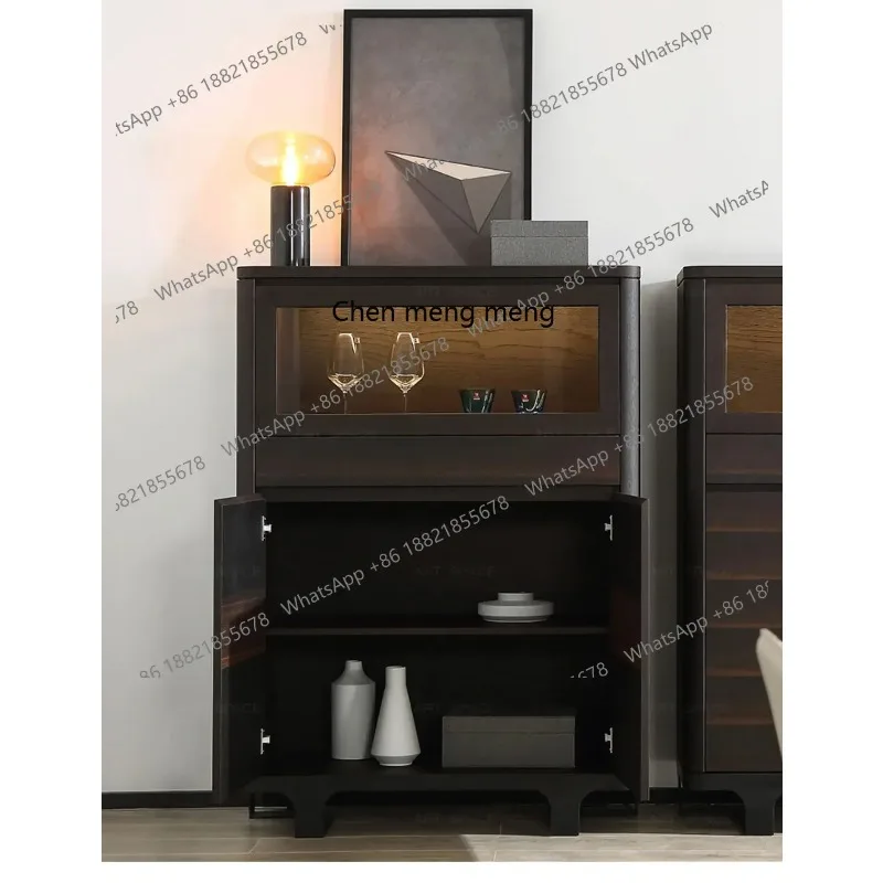 E136 Italian Minimalist Living Room Side Cabinet Modern Industrial Restaurant Solid Wood Glass Wall Wine Cabinet
E136 Italian Minimalist Living Room Side Cabinet Modern Industrial Restaurant Solid Wood Glass Wall Wine Cabinet