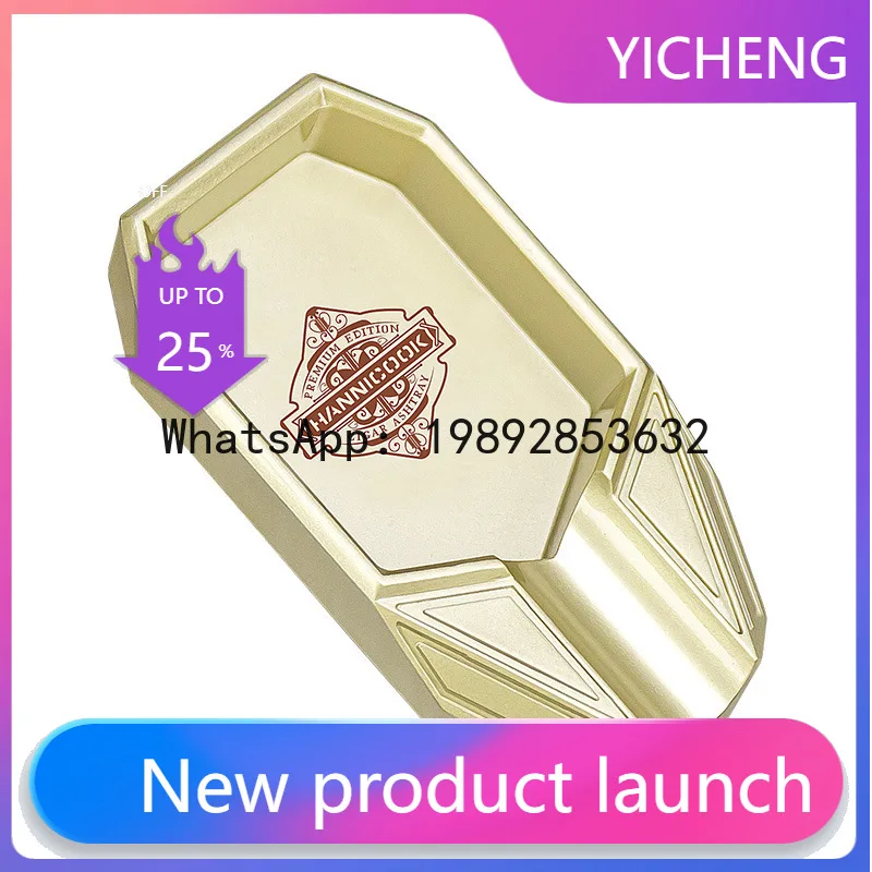 Yhg cigar ashtray - aluminum alloy, creative large capacity, single-slot, portable cigar ashtray
Yhg cigar ashtray - aluminum alloy, creative large capacity, single-slot, portable cigar ashtray