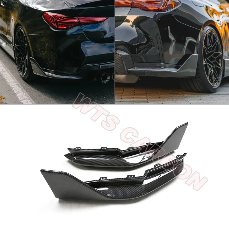 MP Style Dry Carbon Replacement Rear Bumper Side Splitters For BMW M4 G82 G83 2021up
MP Style Dry Carbon Replacement Rear Bumper Side Splitters For BMW M4 G82 G83 2021up