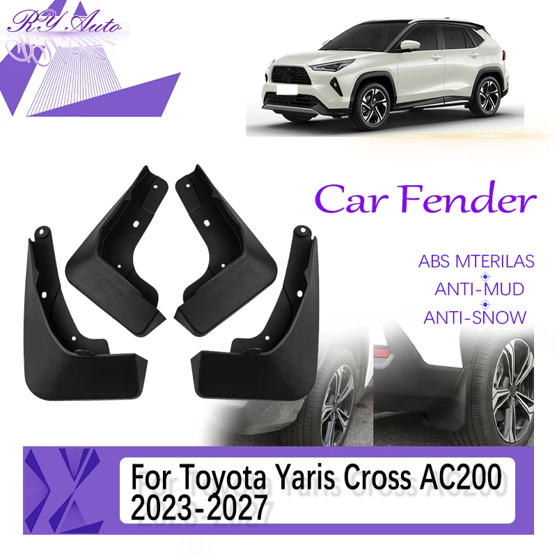 Car Mud Fender For Toyota Yaris Cross AC200 NYC200 2023 2024 2025 2026 2027 Antifreeze Mudguard Door Guard Flap Auto Accessories
Car Mud Fender For Toyota Yaris Cross AC200 NYC200 2023 2024 2025 2026 2027 Antifreeze Mudguard Door Guard Flap Auto Accessories