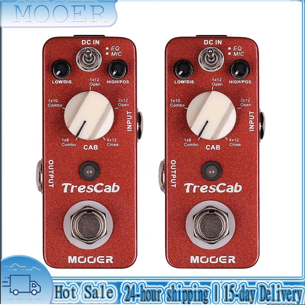 MOOER TresCab Digital Cabinet Simulation Guitar Effect Pedal True Bypass Full Metal Shell Electric Guitar Mini Accessories
MOOER TresCab Digital Cabinet Simulation Guitar Effect Pedal True Bypass Full Metal Shell Electric Guitar Mini Accessories
