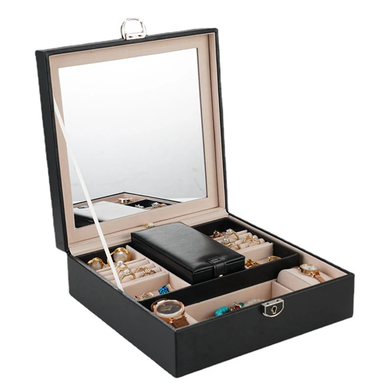Multifunctional Jewelry Storage Box Ring Earring Jewelry Box Watch Necklace Bracelet Jewelry Box Easy Install
Multifunctional Jewelry Storage Box Ring Earring Jewelry Box Watch Necklace Bracelet Jewelry Box Easy Install