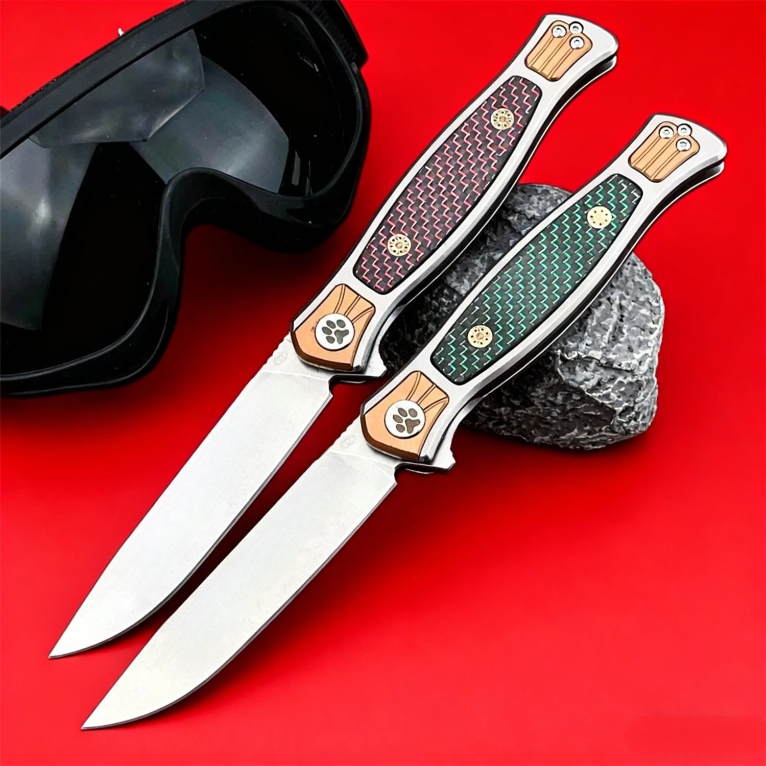 Newest Outdoor Fixed Blade Knife, D2 Steel Blade 420 Steel & Carbon Fiber Handle, Easy to Carry Multitool for Hiking & Daily Use
Newest Outdoor Fixed Blade Knife, D2 Steel Blade 420 Steel & Carbon Fiber Handle, Easy to Carry Multitool for Hiking & Daily Use