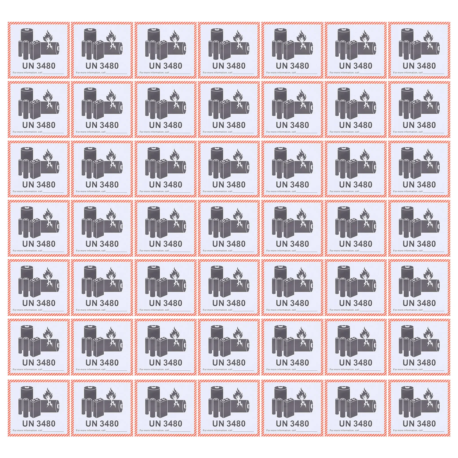 100 Sheets Fireproof Labels For Shipping Labels Caution Stickers Shipping Warning Tags UN3481
100 Sheets Fireproof Labels For Shipping Labels Caution Stickers Shipping Warning Tags UN3481
