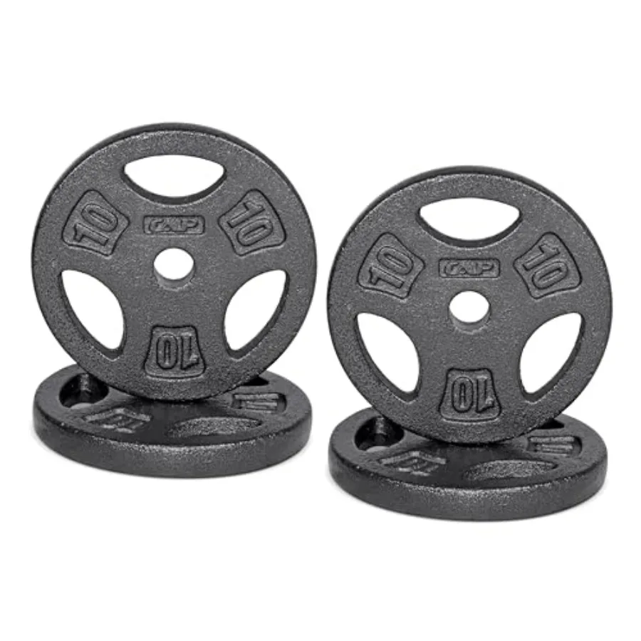 Standard 1-Inch Grip Weight Plates for Home Gym Use Black Iron Durable Heavy Duty with Anti-Rust Coating
Standard 1-Inch Grip Weight Plates for Home Gym Use Black Iron Durable Heavy Duty with Anti-Rust Coating