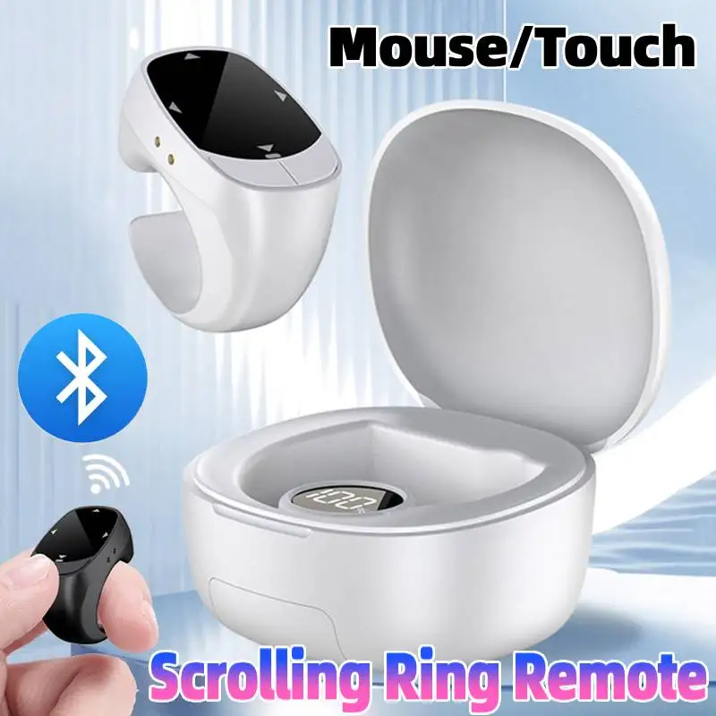 Remote Control Bluetooth Scrolling Ring Lazy Wireless Gesture Clicker Camera Video Recording Auto Touch Screen Page Turner
Remote Control Bluetooth Scrolling Ring Lazy Wireless Gesture Clicker Camera Video Recording Auto Touch Screen Page Turner