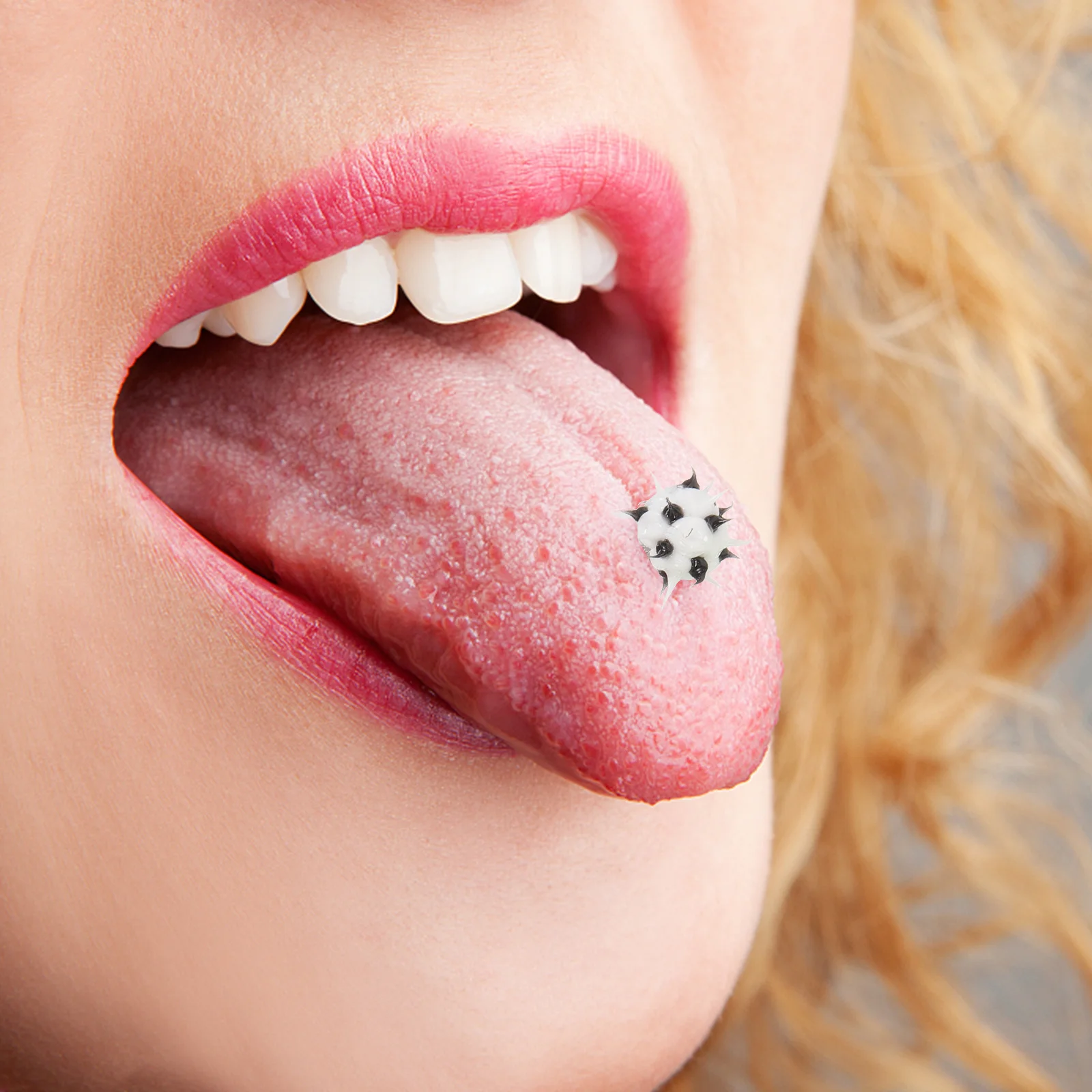 10Pcs Creative Tongue Decor Stylish Tongue Piercing Studs High Quality Body Jewelry Bright Non Fading Wearable for Multiple
10Pcs Creative Tongue Decor Stylish Tongue Piercing Studs High Quality Body Jewelry Bright Non Fading Wearable for Multiple