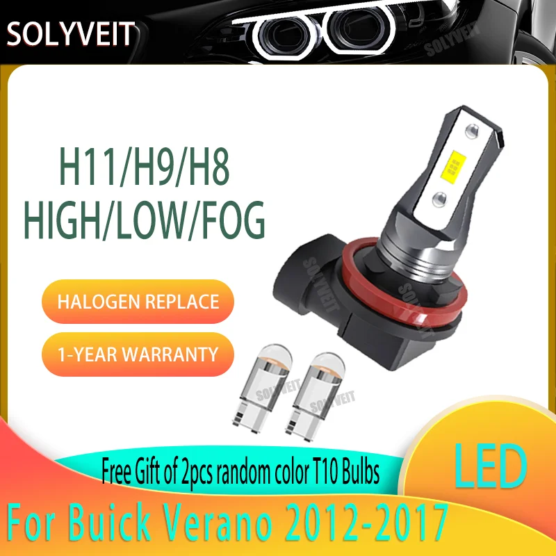 All-Weather LED Headlamp Main Dipped Fog Light Bulbs - Cut Through Fog & Rain For Buick Verano 2012 2013 2014 2015 2016 2017
All-Weather LED Headlamp Main Dipped Fog Light Bulbs - Cut Through Fog & Rain For Buick Verano 2012 2013 2014 2015 2016 2017