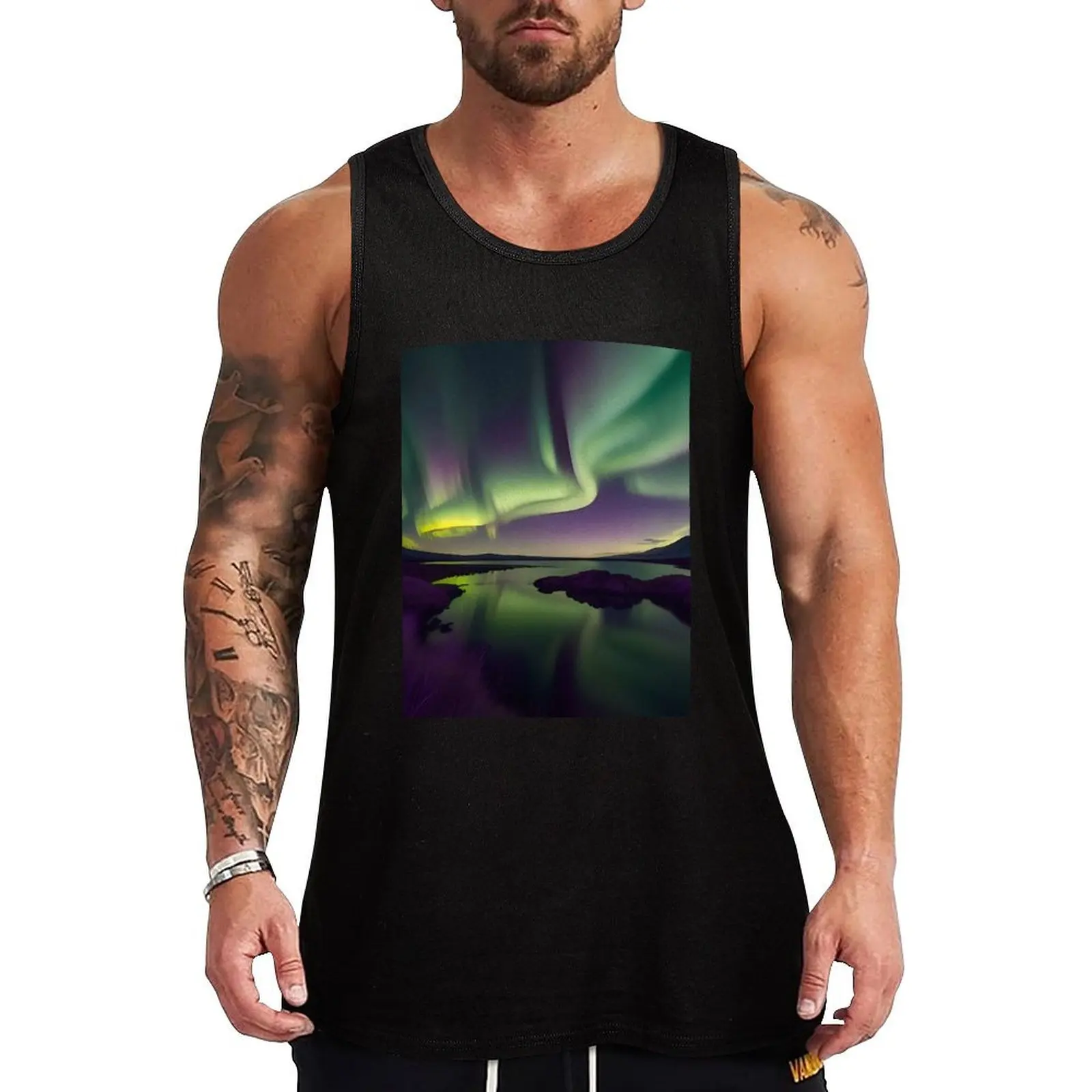 Wonderful Aurora Borealis Tank Top running shirt underwear Men's cotton t-shirt mens gym clothes sleeveless Men's t-shirts
Wonderful Aurora Borealis Tank Top running shirt underwear Men's cotton t-shirt mens gym clothes sleeveless Men's t-shirts