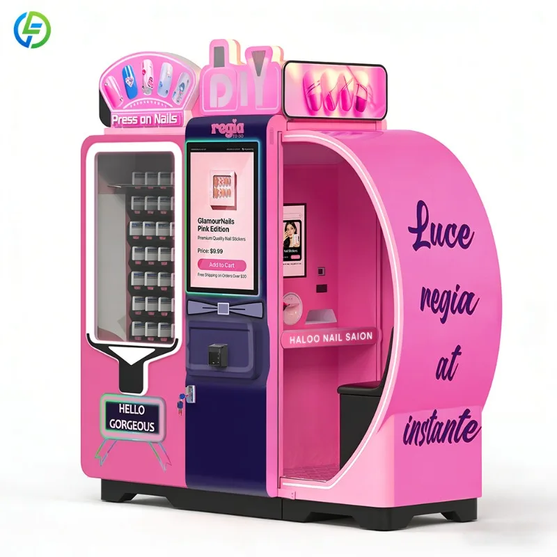 Customized Manufacturer Automatic Beauty Vending Machine DIY Finger Nail Printing Vending Machine
Customized Manufacturer Automatic Beauty Vending Machine DIY Finger Nail Printing Vending Machine