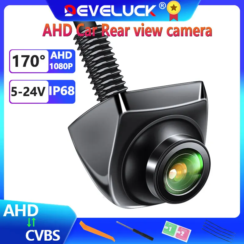 DEVELUCK AHD Car Rear View Camera 170° Fisheye Lens Full HD 1920x1080P Night Vision Vehicle Reversing Front Cameras Toggle CVBS
DEVELUCK AHD Car Rear View Camera 170° Fisheye Lens Full HD 1920x1080P Night Vision Vehicle Reversing Front Cameras Toggle CVBS