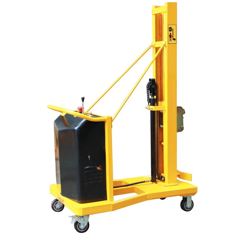 Right-angle outriggers electric oil drum stacker pallet 1100mm oil drum handling trolley
Right-angle outriggers electric oil drum stacker pallet 1100mm oil drum handling trolley