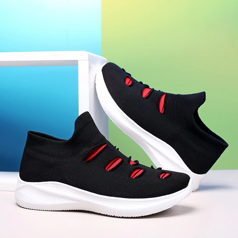 2024 New Shoes Men Running Shoes High Top fashion Socks Sneakers Outdoor Slip On Sports Shoes Soft Training black Boots Big Size
2024 New Shoes Men Running Shoes High Top fashion Socks Sneakers Outdoor Slip On Sports Shoes Soft Training black Boots Big Size
