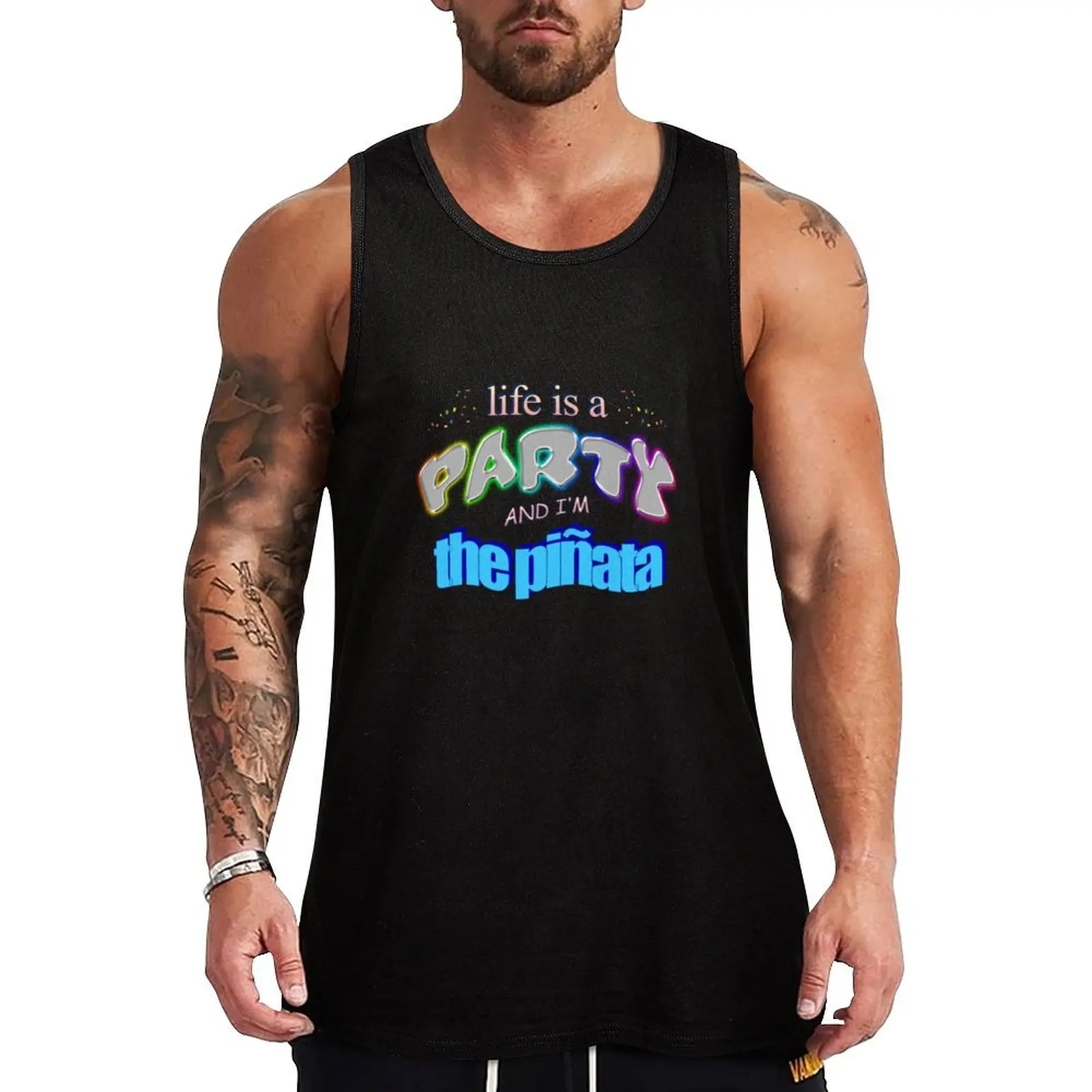 Life is a party and i'm the piata - Funny Birthday Word Art Tank Top gym training accessories cool things
Life is a party and i'm the piata - Funny Birthday Word Art Tank Top gym training accessories cool things