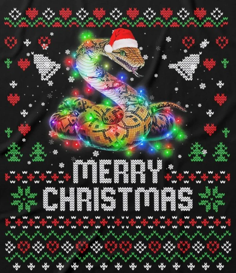 Corn Snake Santa Hat Christmas Tree Lights T-Shirt 100% Cotton O-Neck Summer Short Sleeve Casual Mens T-shirt Size S-3XL
Corn Snake Santa Hat Christmas Tree Lights T-Shirt 100% Cotton O-Neck Summer Short Sleeve Casual Mens T-shirt Size S-3XL