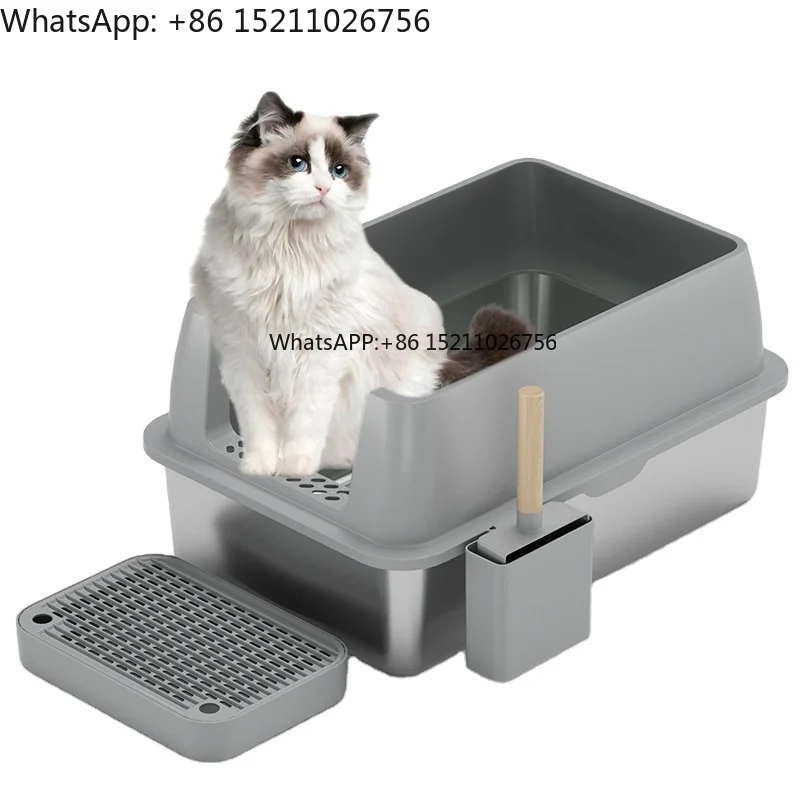 Factory Wholesale Petkit Cat Clean up Products Sand Box Large Pet Stainless Steel Cat Toilet Box Cat - Box
Factory Wholesale Petkit Cat Clean up Products Sand Box Large Pet Stainless Steel Cat Toilet Box Cat - Box