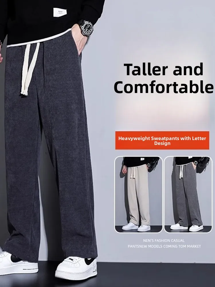 American Sle Thiened Fce Lined Straight Leg Casual Pants High Street Sport Trousers for Men Autumn Season Loose Fit Lo...
American Sle Thiened Fce Lined Straight Leg Casual Pants High Street Sport Trousers for Men Autumn Season Loose Fit Lo...