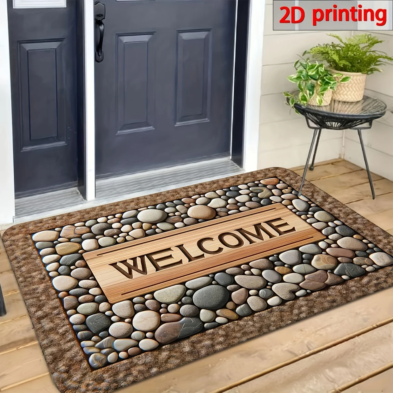 Welcome Home Non Slip Doormat Stone Pattern Wood Grain Design Durable Machine Washable Polyester Farmhouse Entrance Rug All Season Use Natural Style Home Decor Indoor Outdoor Entryway Floor Mat Rustic Decorative Door Mat
Welcome Home Non Slip Doormat Stone Pattern Wood Grain Design Durable Machine Washable Polyester Farmhouse Entrance Rug All Season Use Natural Style Home Decor Indoor Outdoor Entryway Floor Mat Rustic Decorative Door Mat