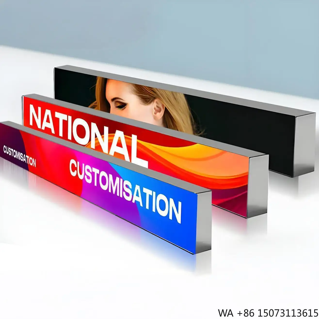 Настраиваемый светодиодный электронный дисплей высокого разрешения с ультратонкой рамкой для внутренней рекламы в витринах магазинов
Настраиваемый светодиодный электронный дисплей высокого разрешения с ультратонкой рамкой для внутренней рекламы в витринах магазинов