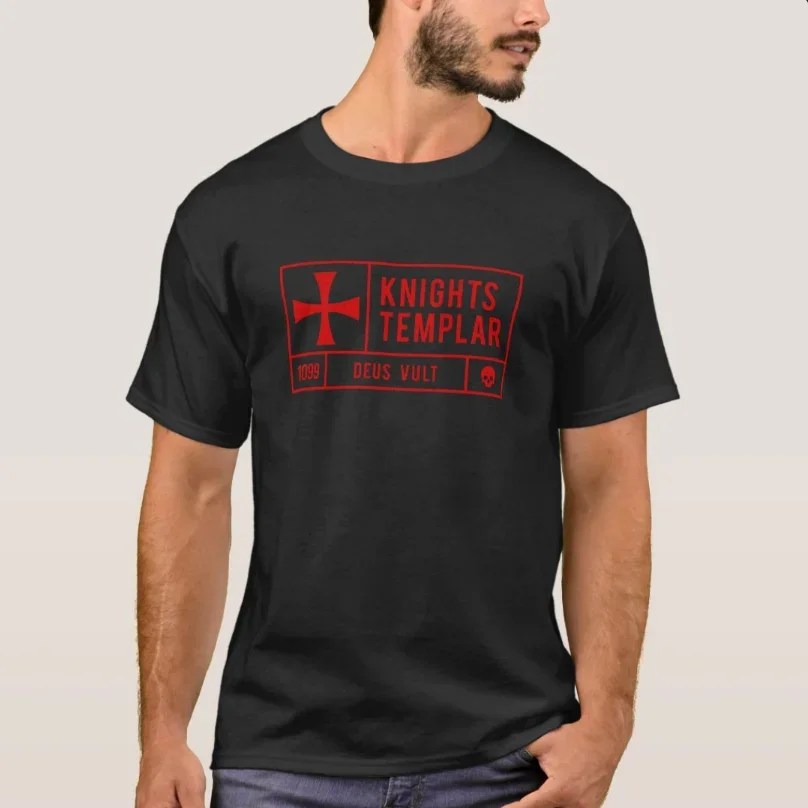 "Deus Vult" Cross and Skull Medieval Knights Templar T-Shirt 100% Cotton O-Neck Summer Short Sleeve Casual Mens T-shirt
"Deus Vult" Cross and Skull Medieval Knights Templar T-Shirt 100% Cotton O-Neck Summer Short Sleeve Casual Mens T-shirt