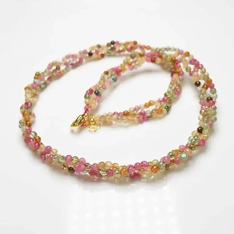 Boutique High Quality Natural Red Garnet Necklace Tourmaline Crystal 2.6mm Necklaces Clavicle Chain Women's Fashion Jewelry
Boutique High Quality Natural Red Garnet Necklace Tourmaline Crystal 2.6mm Necklaces Clavicle Chain Women's Fashion Jewelry