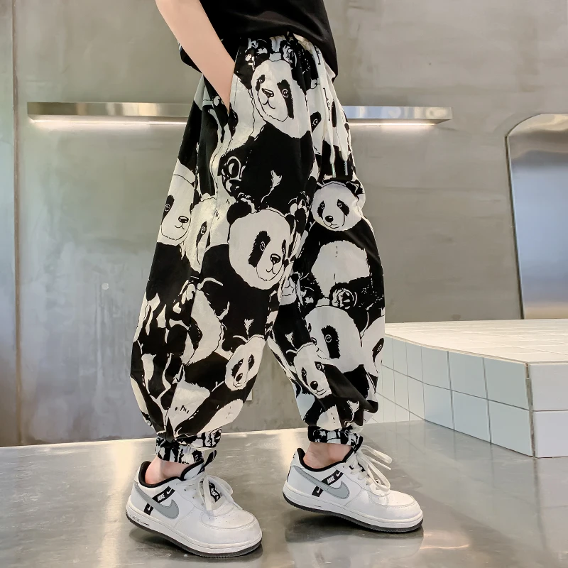 Boys' Summer Panda Pants Anti-mosquito Pants 2023 New Children's Loose Casual Sports Pants
Boys' Summer Panda Pants Anti-mosquito Pants 2023 New Children's Loose Casual Sports Pants