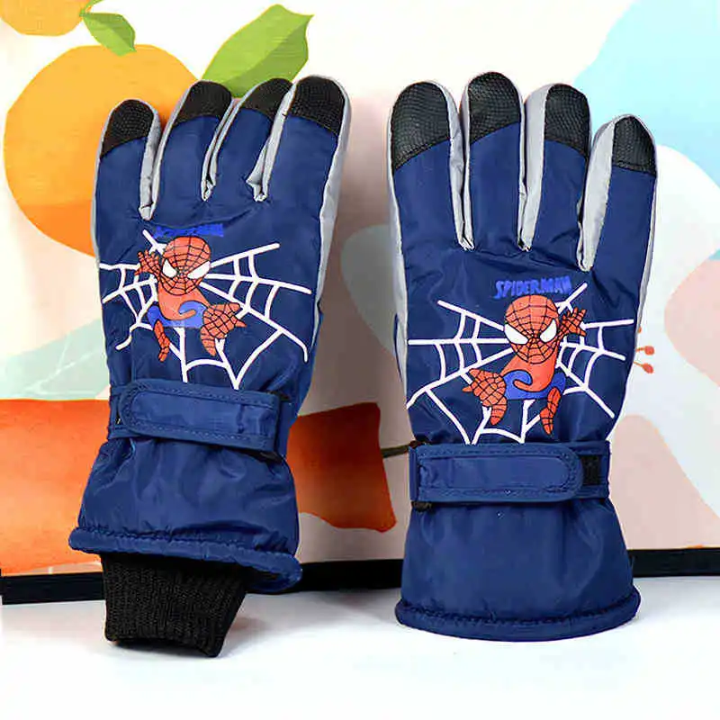 SpiderMan Winter Thick Baby Gloves Waterproof Coral Fleece Kids Ski Snowboard Outdoor Sports Snow Mittens for Boys Girls
SpiderMan Winter Thick Baby Gloves Waterproof Coral Fleece Kids Ski Snowboard Outdoor Sports Snow Mittens for Boys Girls