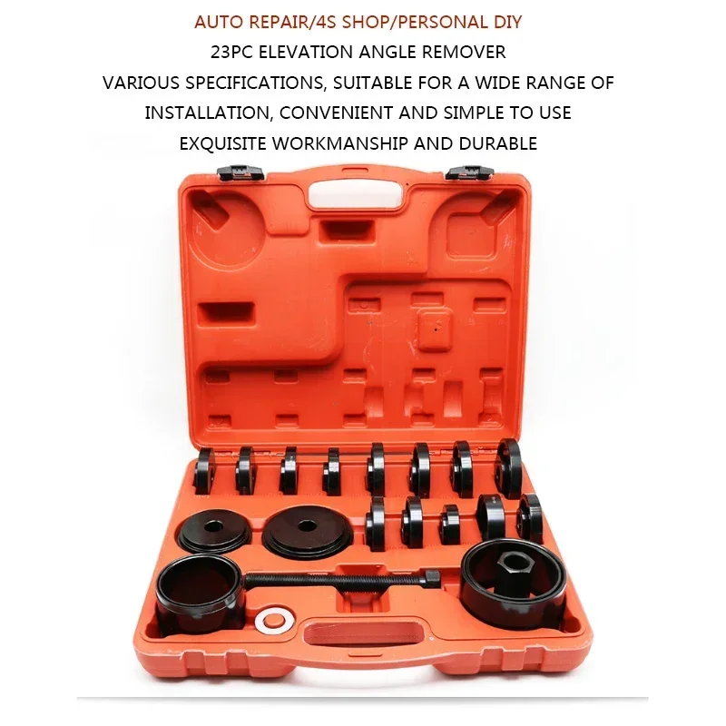 NEW Automatic Disassembly Auto Repair Tool 23 Pieces Of Puller Bearing Pressure Roller Puller Adapter Disassembly Kit
NEW Automatic Disassembly Auto Repair Tool 23 Pieces Of Puller Bearing Pressure Roller Puller Adapter Disassembly Kit