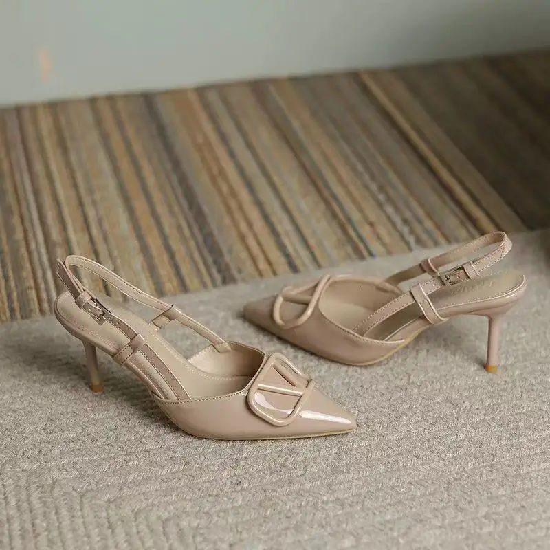 High Heels, Women's French Plus Size Fashion, 2025 Nude Color, Small Fragrance Style, Versatile, Slim Heel
High Heels, Women's French Plus Size Fashion, 2025 Nude Color, Small Fragrance Style, Versatile, Slim Heel