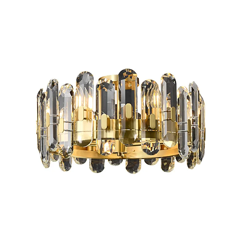 Light luxury all-copper crystal ceiling lamp, modern minimalist creative personalized bedroom
Light luxury all-copper crystal ceiling lamp, modern minimalist creative personalized bedroom