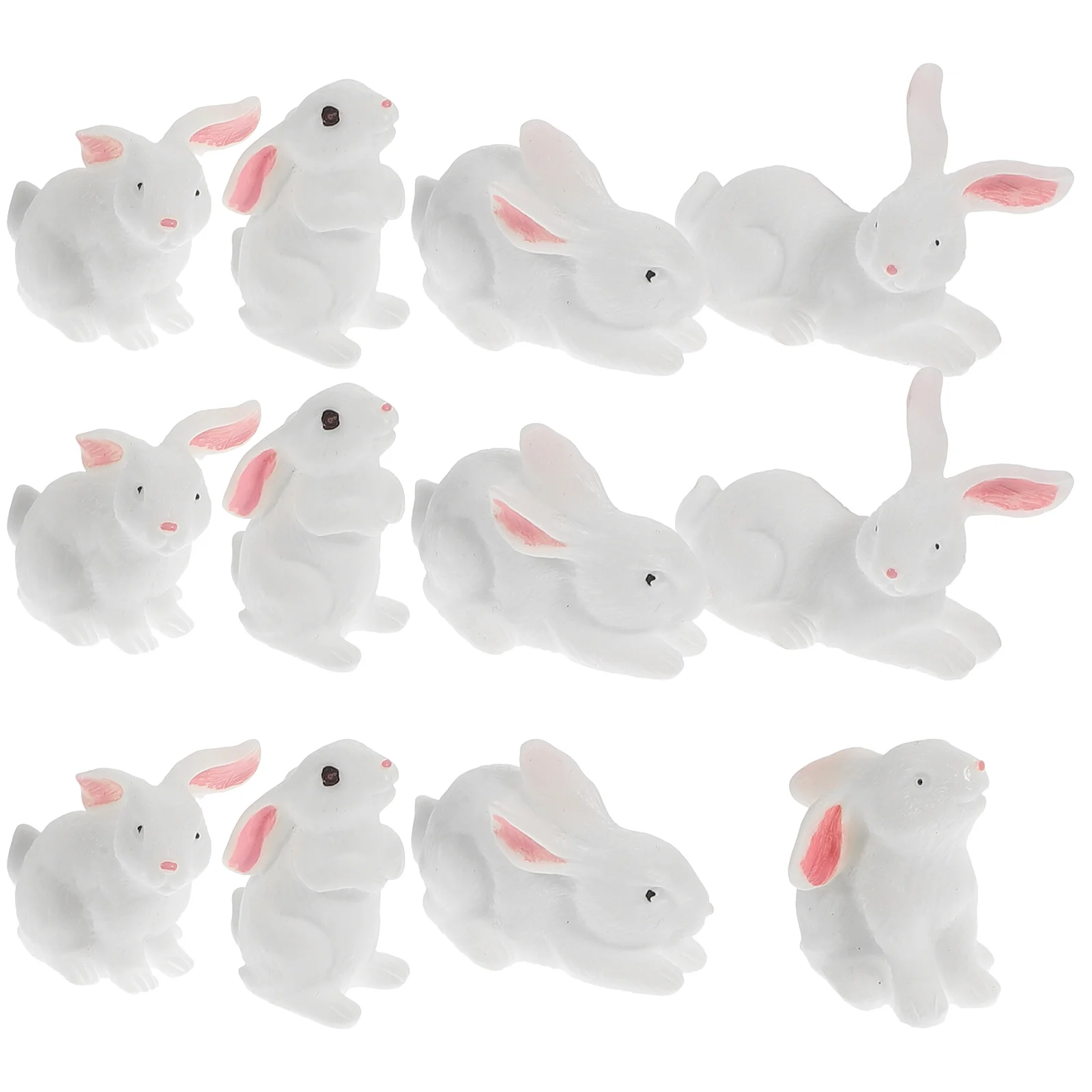 12 Pcs Bunny Ornament Flower Pot Decor Resin Adorn Cake Lovely Rabbit Decors Mini Landscape Children Gift Miniature Garden
12 Pcs Bunny Ornament Flower Pot Decor Resin Adorn Cake Lovely Rabbit Decors Mini Landscape Children Gift Miniature Garden
