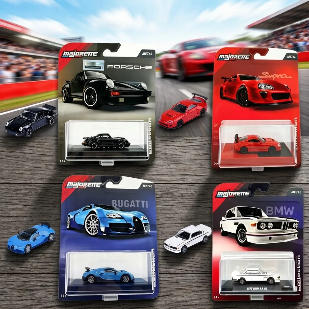 Majorette Diecast Car 1:64 Collection Series Exquisite High Fidelity 1975 BMW,1975 Porsche 930 Turbo,1995 Toyota Supra, Bugatti
Majorette Diecast Car 1:64 Collection Series Exquisite High Fidelity 1975 BMW,1975 Porsche 930 Turbo,1995 Toyota Supra, Bugatti